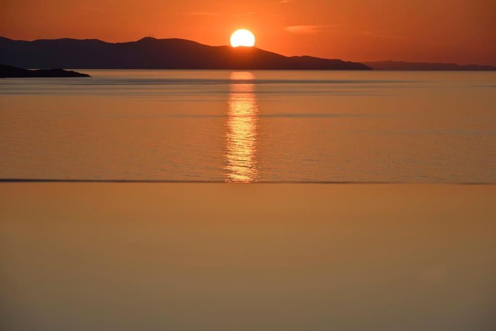 Mykonos Sea View Luxury Villa By Calypso Sunset Villas Mykonos Town Exteriér fotografie