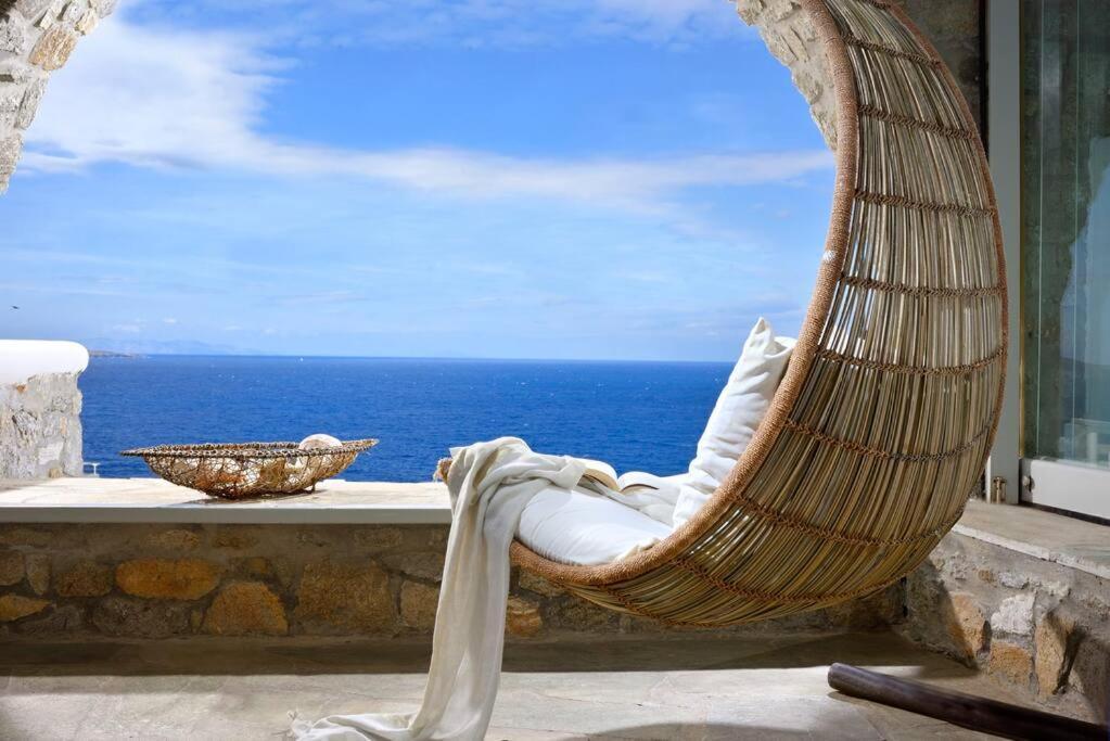 Mykonos Sea View Luxury Villa By Calypso Sunset Villas Mykonos Town Exteriér fotografie