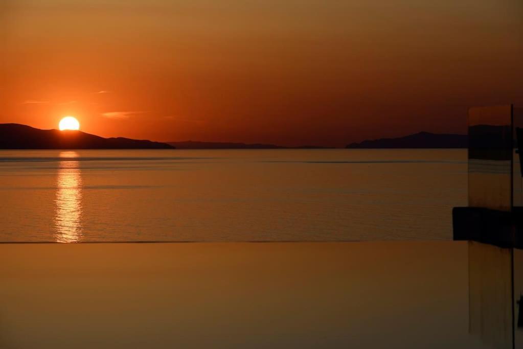 Mykonos Sea View Luxury Villa By Calypso Sunset Villas Mykonos Town Exteriér fotografie
