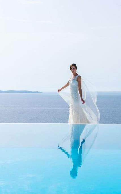 Mykonos Sea View Luxury Villa By Calypso Sunset Villas Mykonos Town Exteriér fotografie