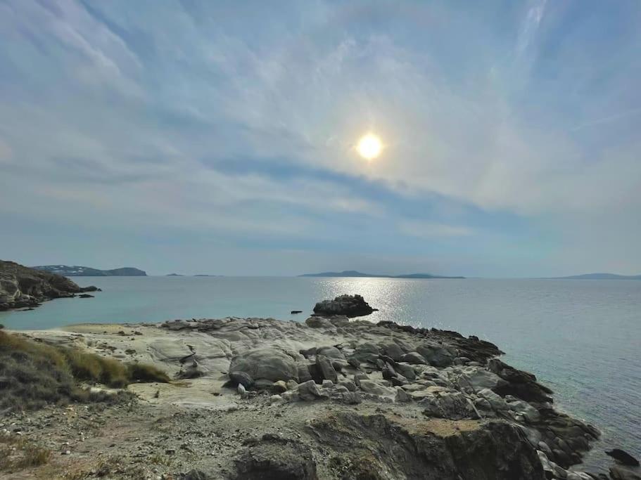 Mykonos Sea View Luxury Villa By Calypso Sunset Villas Mykonos Town Exteriér fotografie